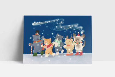 5匹の猫(オモンポンヒュヨ) 2023 卓上カレンダー