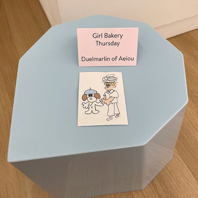 Girl Bakery Sticker/Thursday Set of 6