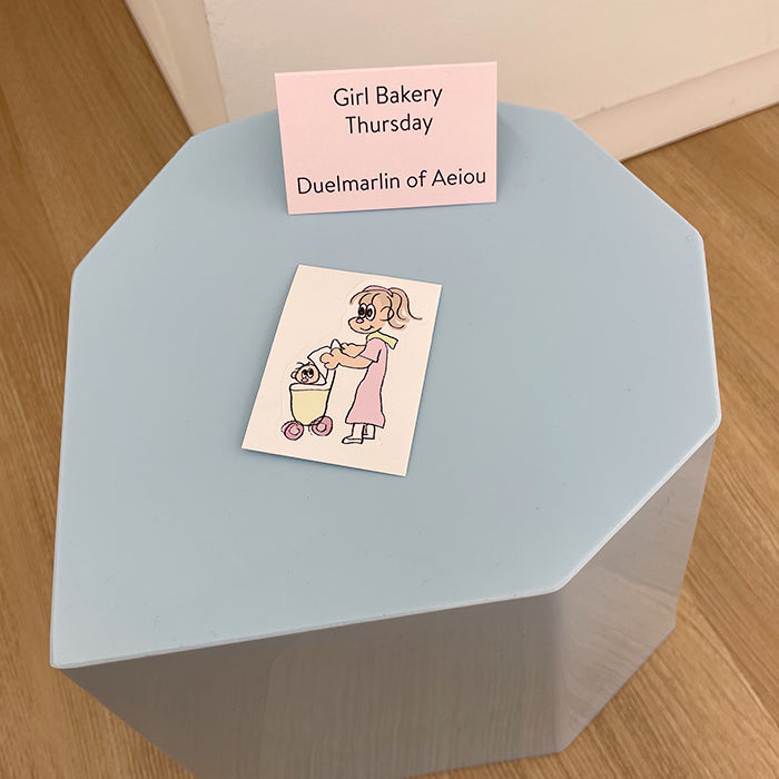 Girl Bakery Sticker/Thursday Set of 6