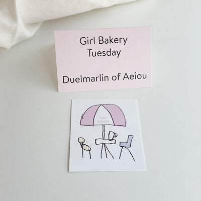 Girl Bakery ステッカー／Tuesday 6枚セット