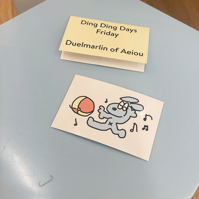 Ding Ding Days sticker/Friday 6 sheets set