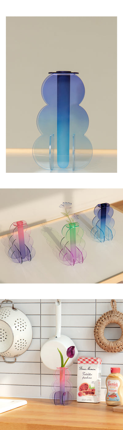bubble vase - acrylic vase