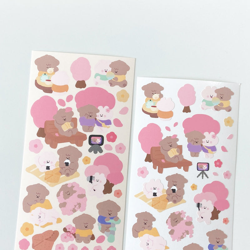 cherry blossom viewing stickers