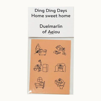 [STANDARD BIEN] Ding Ding Days Home sweet home 2color ステッカーセット