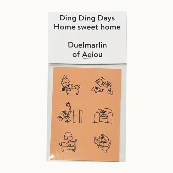 [STANDARD BIEN] Ding Ding Days Home sweet home 2color sticker set