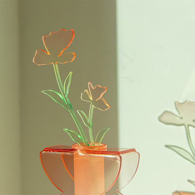acrylic flowers