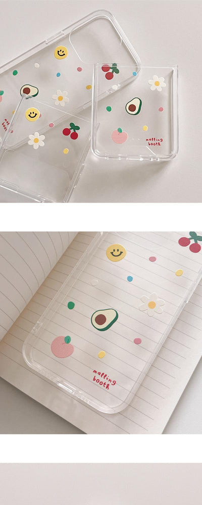 Fruits dots pattern スマホケース