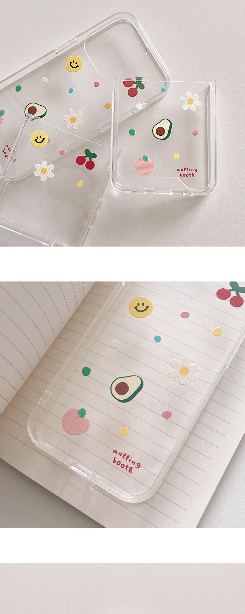 Fruits dots pattern smartphone case