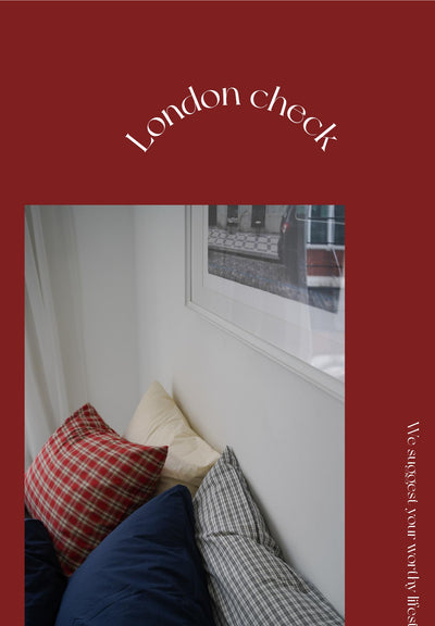 London Check Pillow Cover