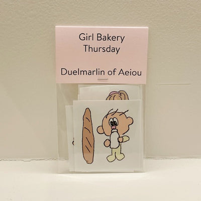 Girl Bakery ステッカー／Thursday 6枚セット