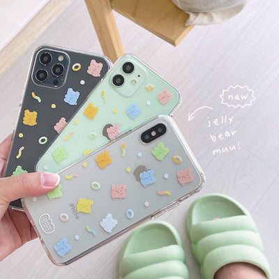 Gummy Bear Mu Wu Gel Hard Smartphone Case
