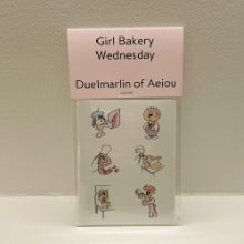 Girl Bakery Sticker/Wednesday Set of 2