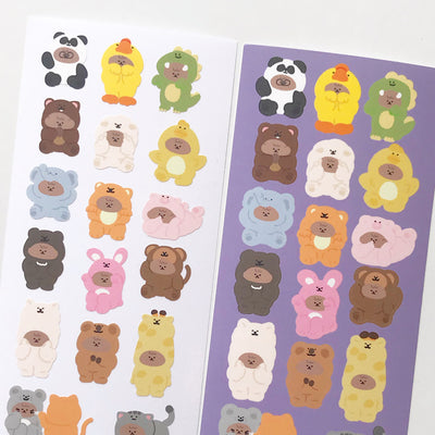 Animal Pajamas Munten Seal Sticker