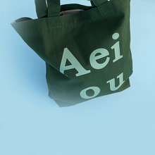 Aeiou Logo Bag (100% Cotton) Jungle