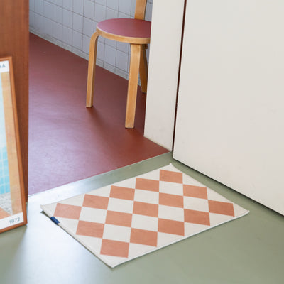 Diamond Tile Floor Mat Apricot 3sizes