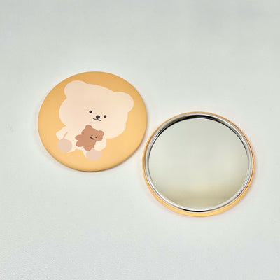 Chestnut Bear Cookie Bear Compact Mirror