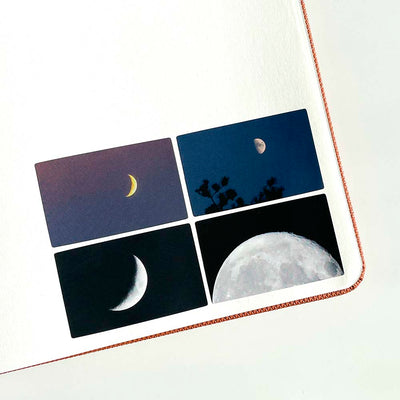 Moon 4pcs Sticker
