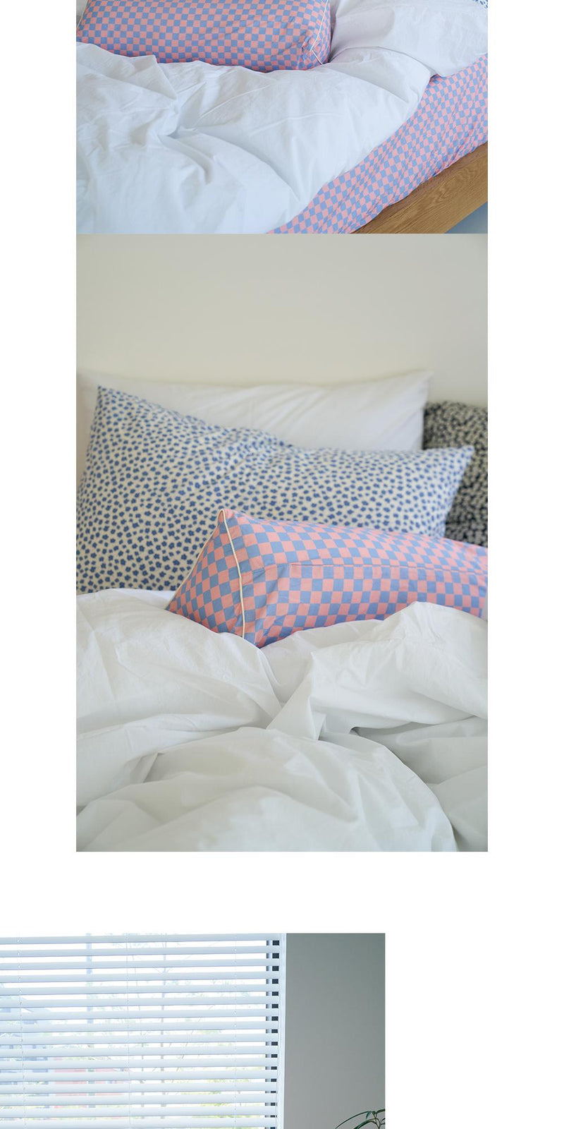 Two-tone Checkers Body Pillow Cover