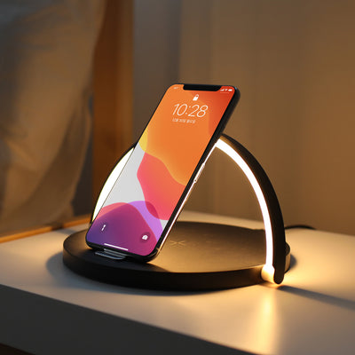 modern simple wireless charging mood lamp
