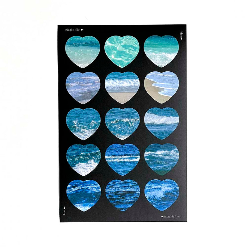 Blue heart Photo Studio Sticker