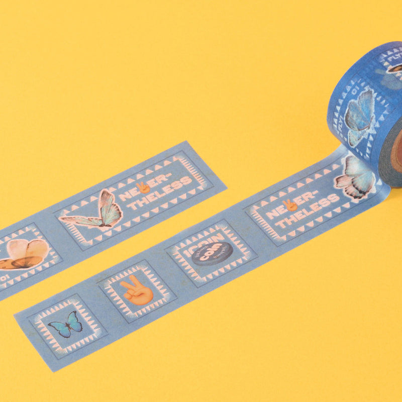NE✌️ERTHELESS butter fly masking tape