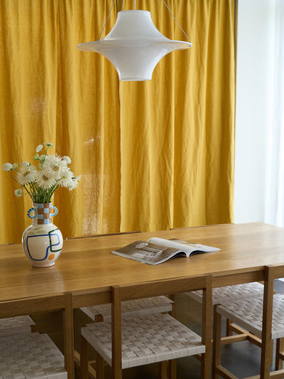 Mustard Linen Curtain