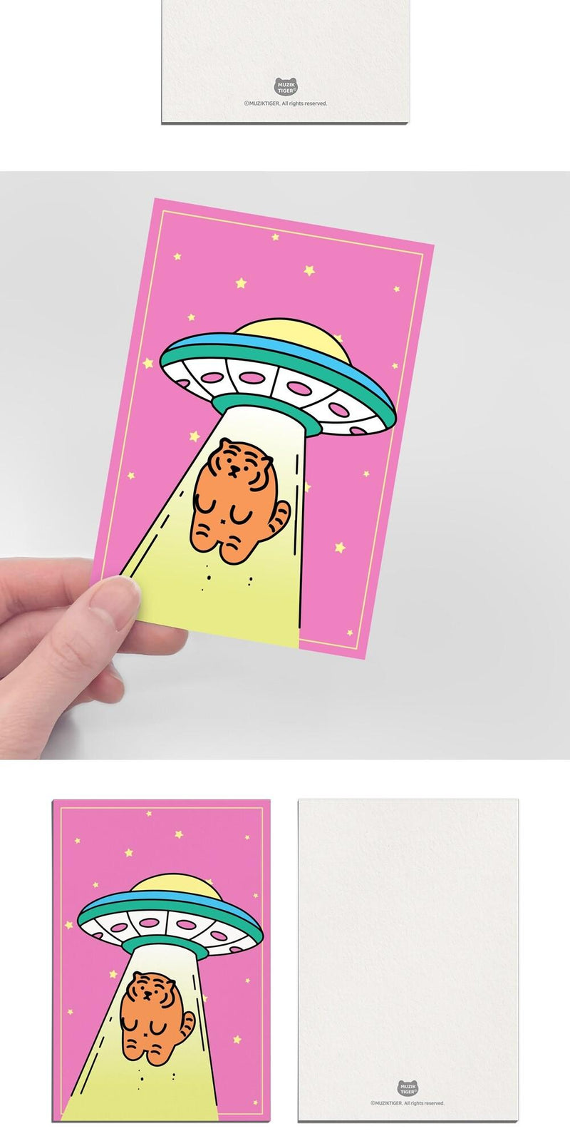 [12PM] UFO tiger Postcard