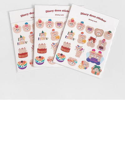 Diary deco sticker pack 12designs