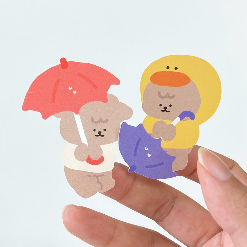 rain drop removable sticker