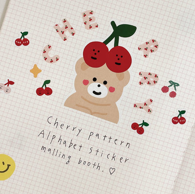 Alphabet Sticker Cherry