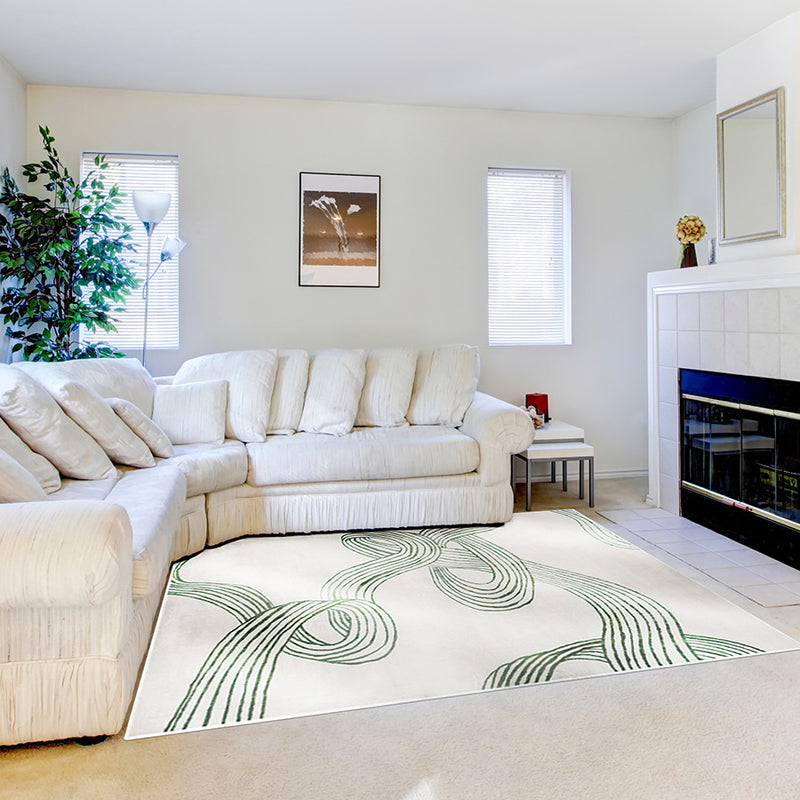Linif life waterproof living room rug