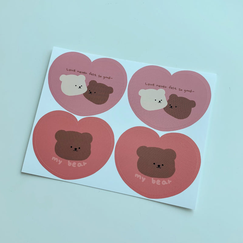 heart removable sticker