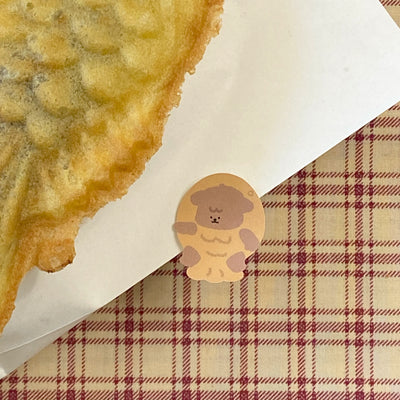 Poka Poka Winter Snack Seal Sticker