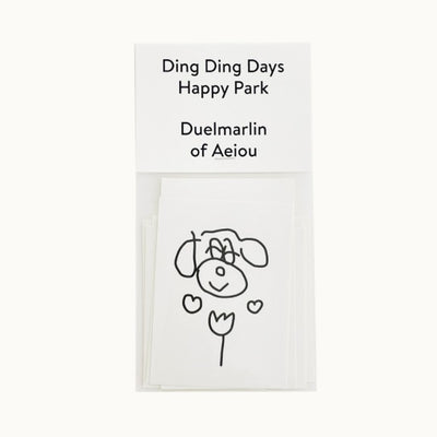 Ding Ding Days Sticker/Happy Park 6 pieces set
