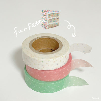 Funfetti Masking Tape (baby Pink)
