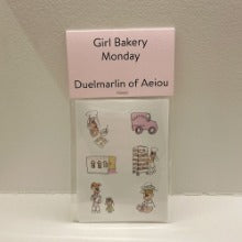 [ROOM 618] Girl Bakery ステッカー／Monday 2枚セット