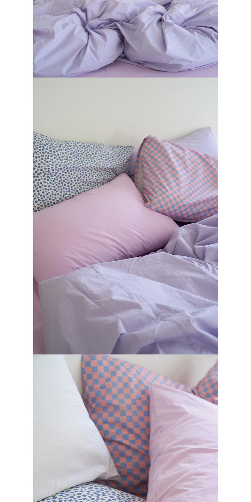 Two-tone Checkers Pillow Cover