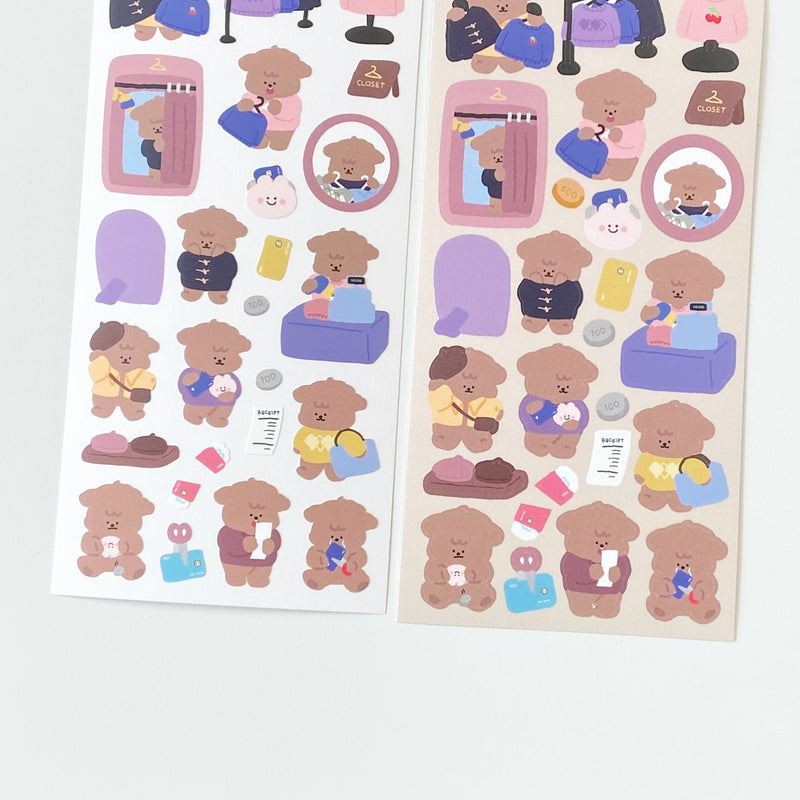 shopping day stickers