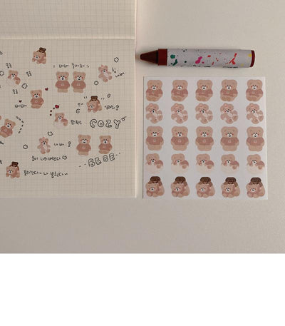 [HOLIDAY TIME] Diary Deco Sticker Pack Fluffy bebe