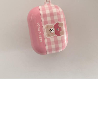 Pink Knit Bebe AirPods Case