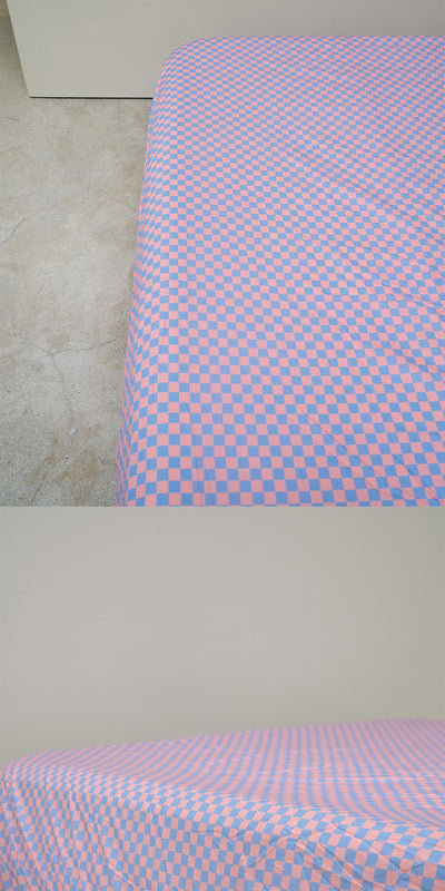 Two-tone Checkers Mattress Cover