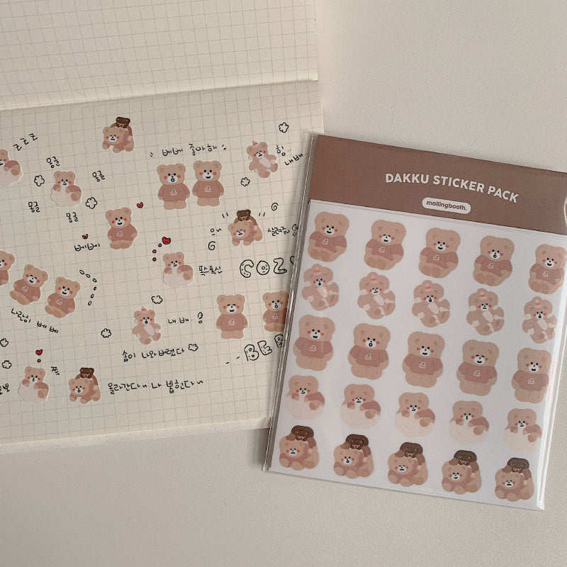 [HOLIDAY TIME] Diary Deco Sticker Pack Fluffy bebe