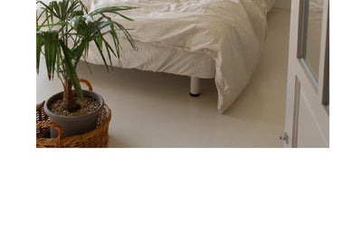 Almond brown mattress cover