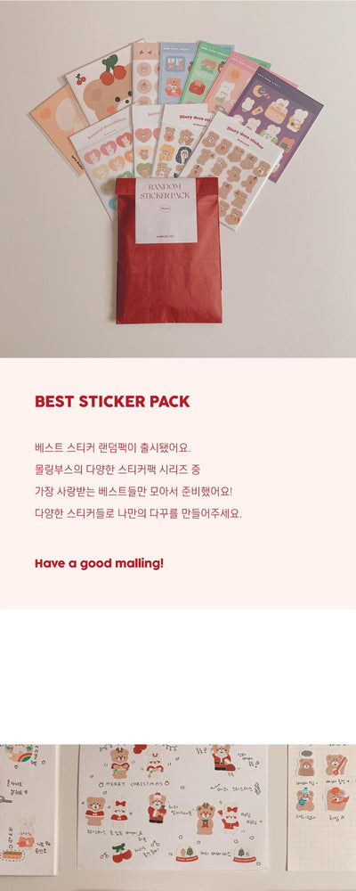 [POMOUL] Diary Deco Sticker Pack Best 11types