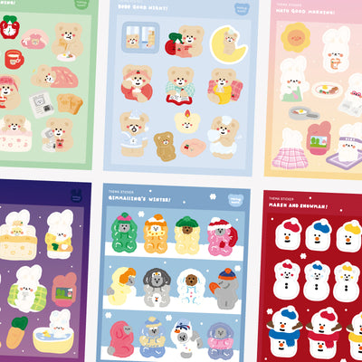 Theme sticker pack 8designs