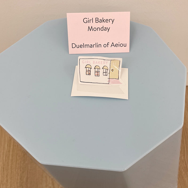 [BONBON] Girl Bakery sticker/Monday 6 pieces set