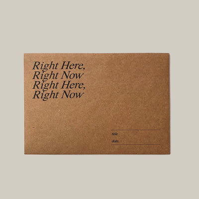 Right Here, Right Now Envelope