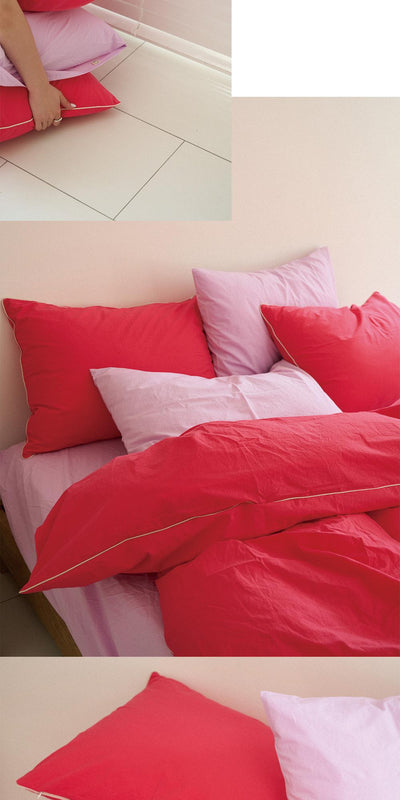 Pink Purple Pillow Cover