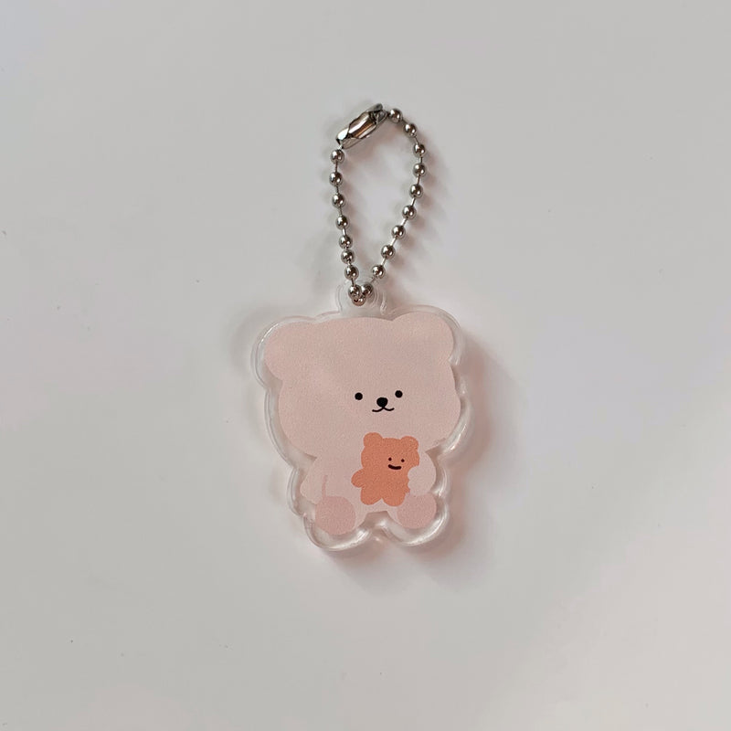 Cookie Bear / Pan Bear Acrylic Keyring