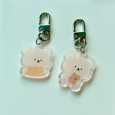 Cookie Bear / Pan Bear Acrylic Keyring